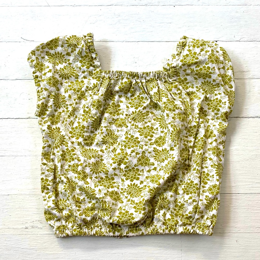 EUC botanical print top